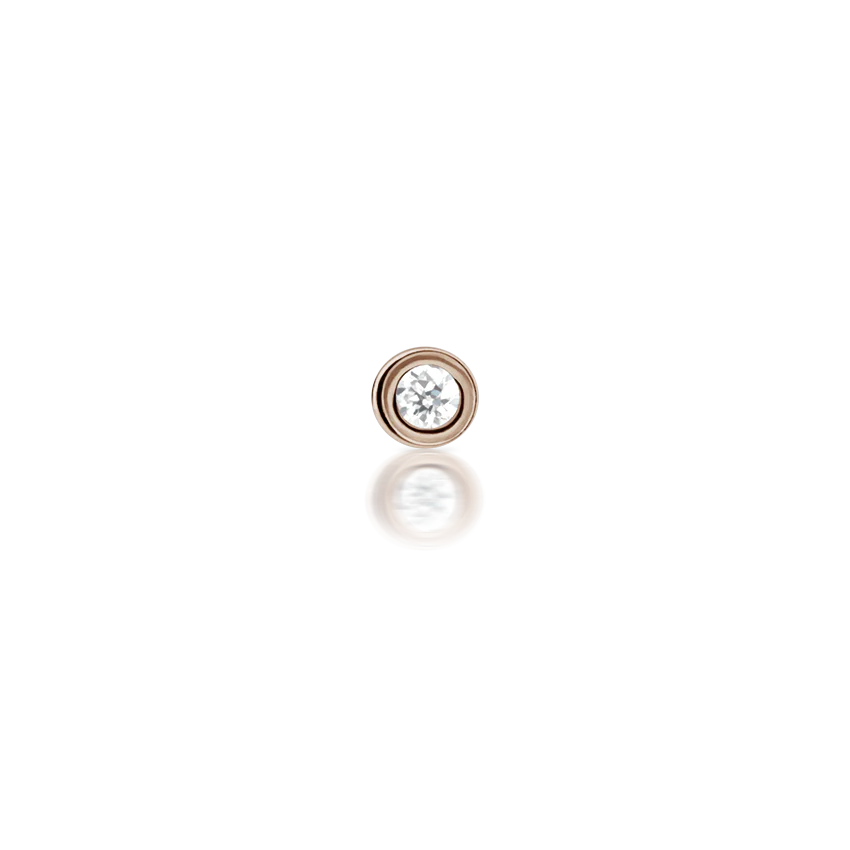 0.85mm Diamond Plain Bezel Nostril Screw - Image 13