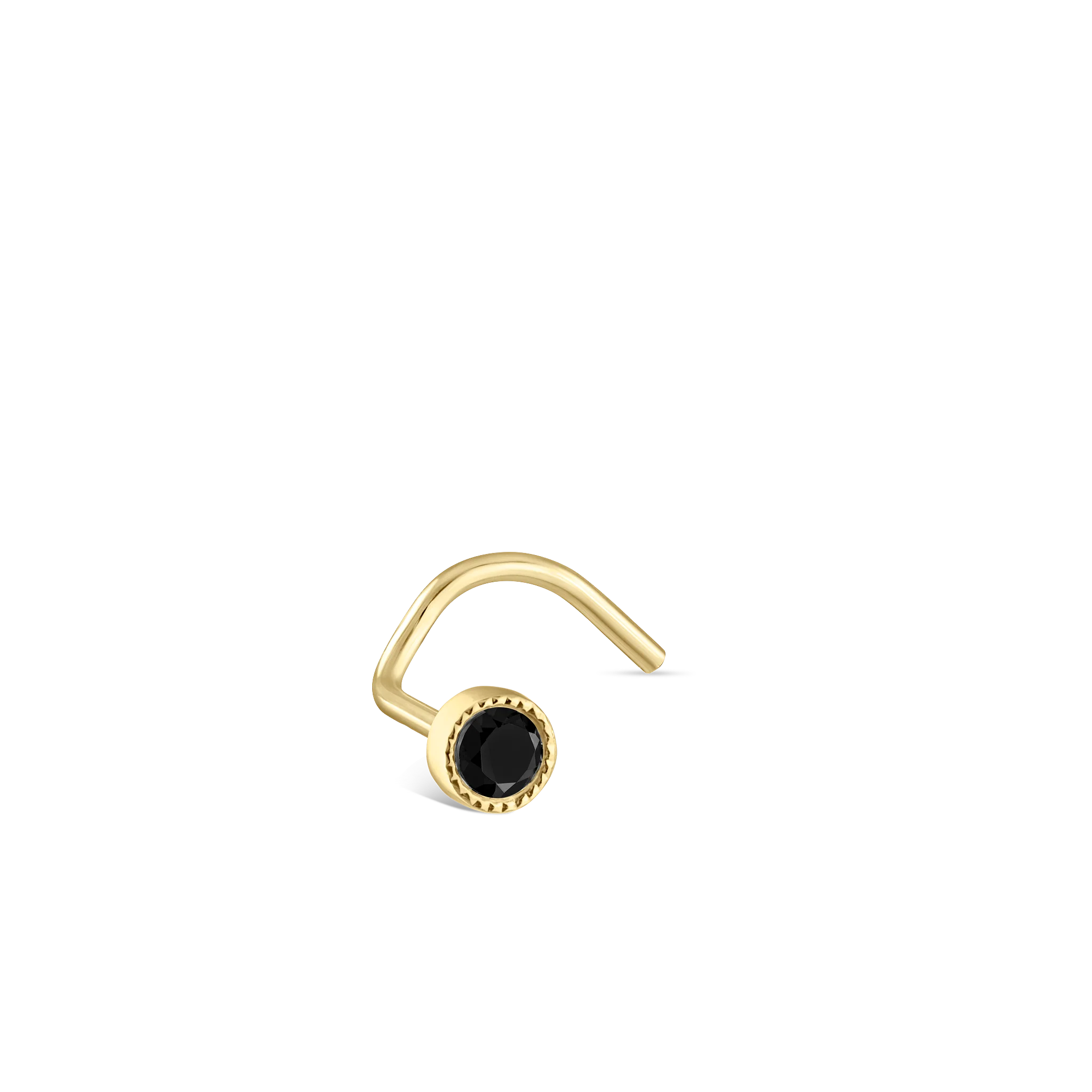 Black Diamond Scalloped Set Nostril Screw - Image 27