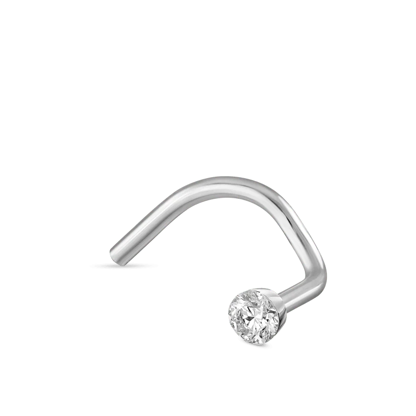 Invisible Set Diamond Nostril Screw - Image 13