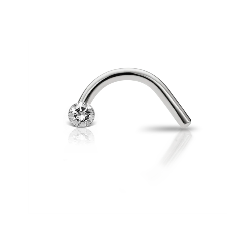 Invisible Set Diamond Nostril Screw - Image 18