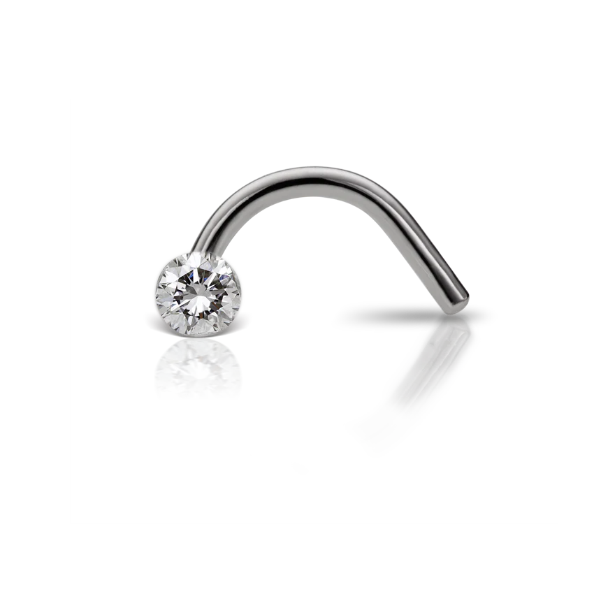 Invisible Set Diamond Nostril Screw - Image 22