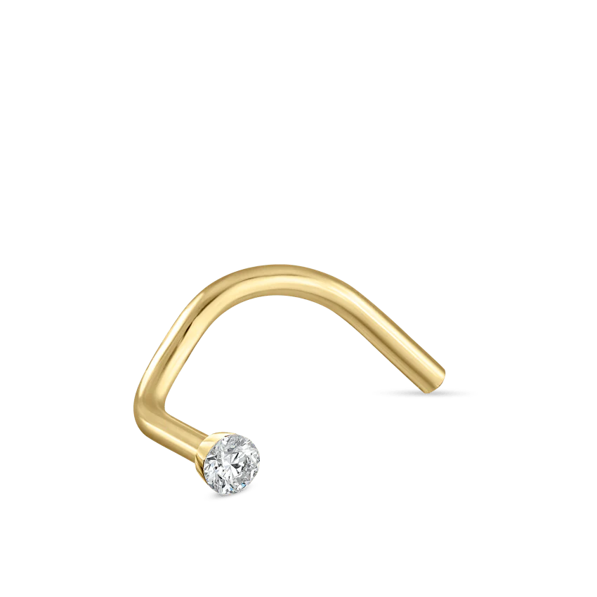 Invisible Set Diamond Nostril Screw - Image 31
