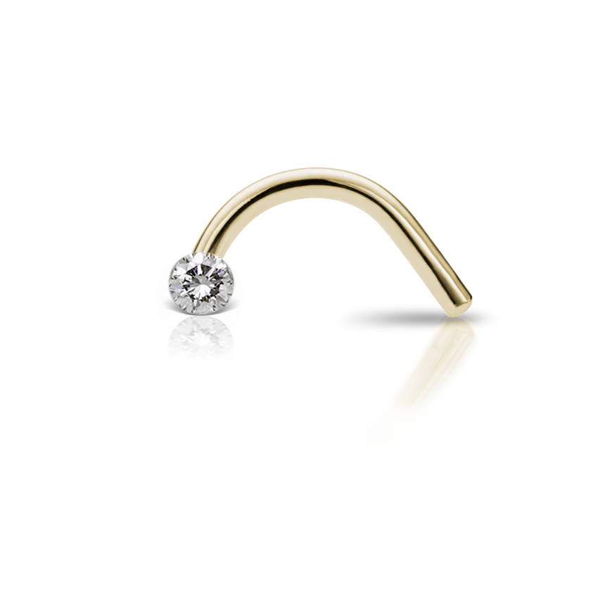 Invisible Set Diamond Nostril Screw - Image 35