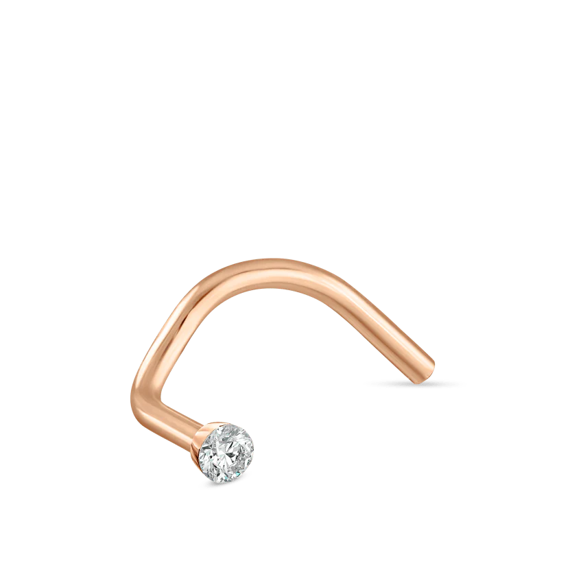 Invisible Set Diamond Nostril Screw - Image 48