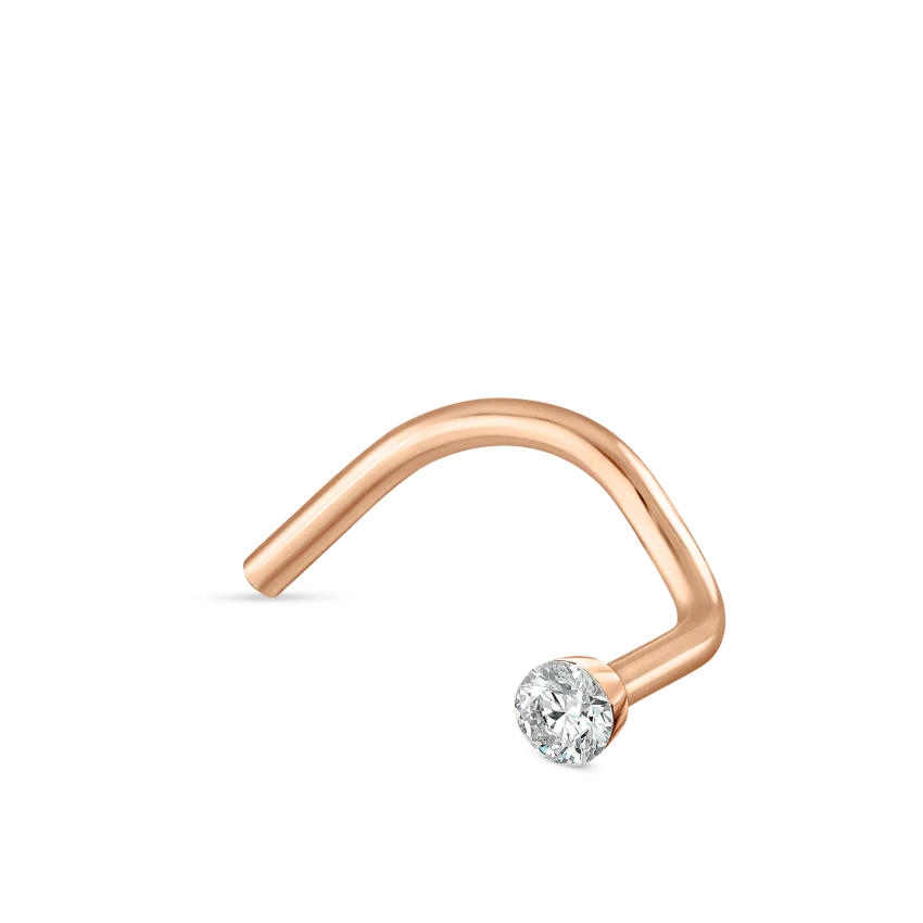 Invisible Set Diamond Nostril Screw - Image 54