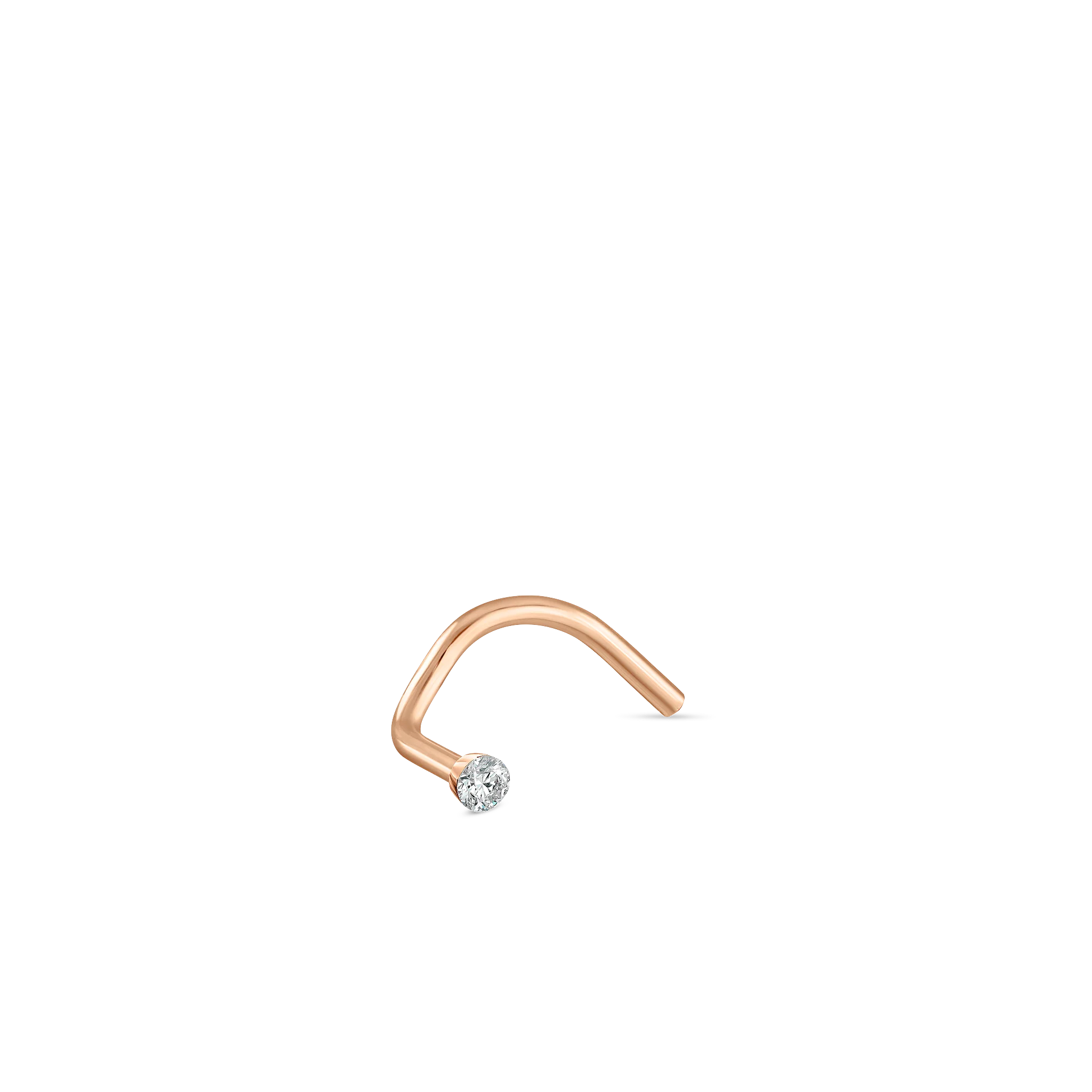 Invisible Set Diamond Nostril Screw - Image 63
