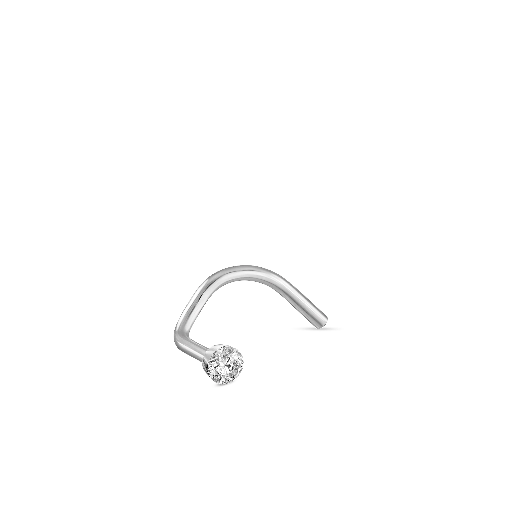 Invisible Set Diamond Nostril Screw - Image 69
