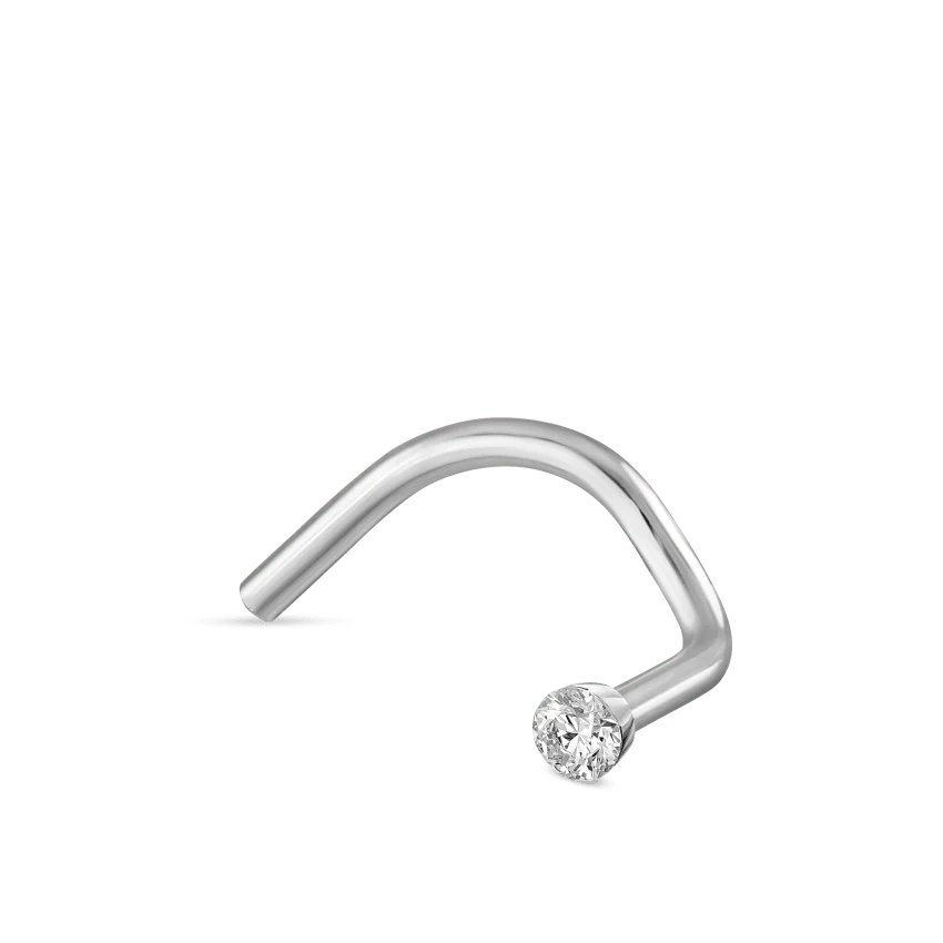 Invisible Set Diamond Nostril Screw - Image 9