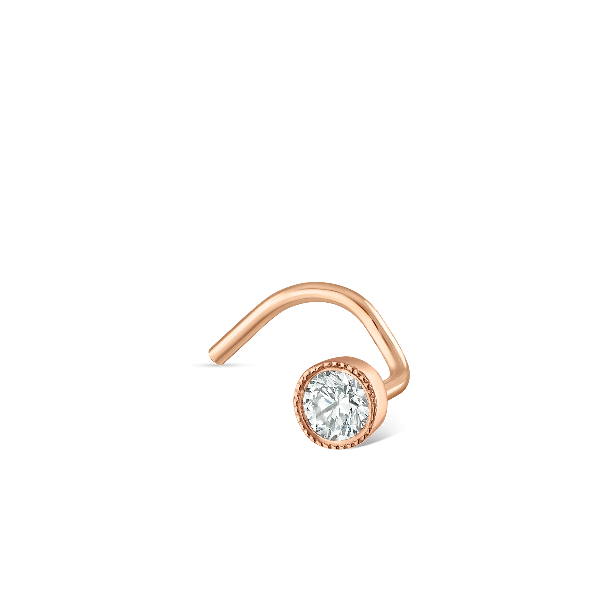 Diamond Scalloped Set Nostril Screw - Image 113
