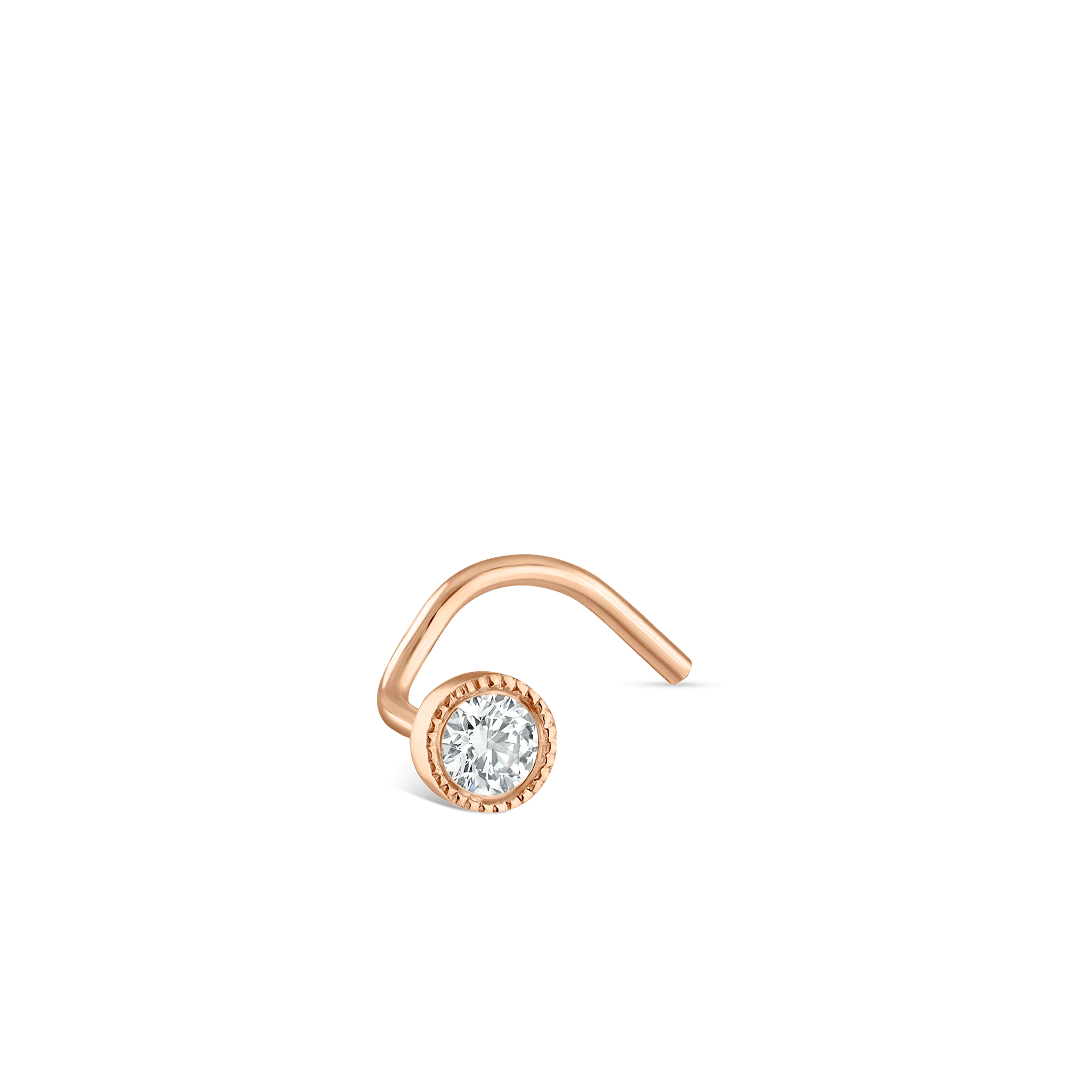 Diamond Scalloped Set Nostril Screw - Image 118