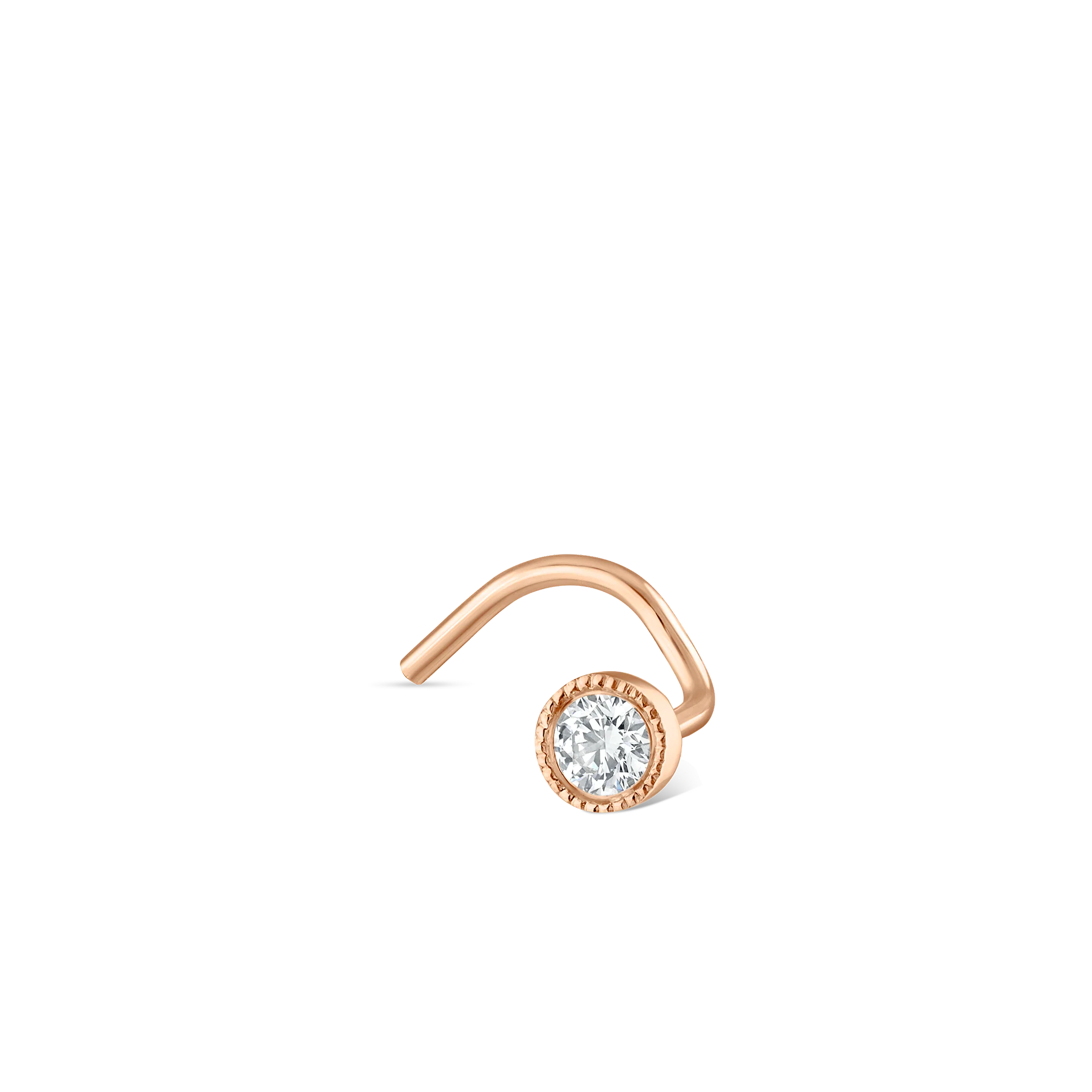Diamond Scalloped Set Nostril Screw - Image 119