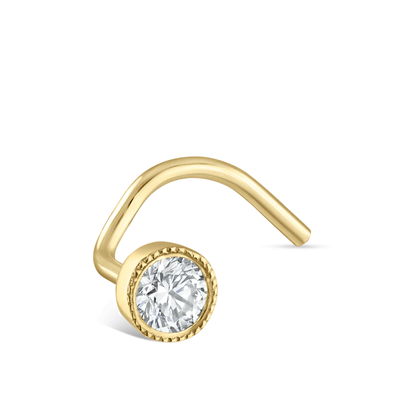 Diamond Scalloped Set Nostril Screw - Image 54