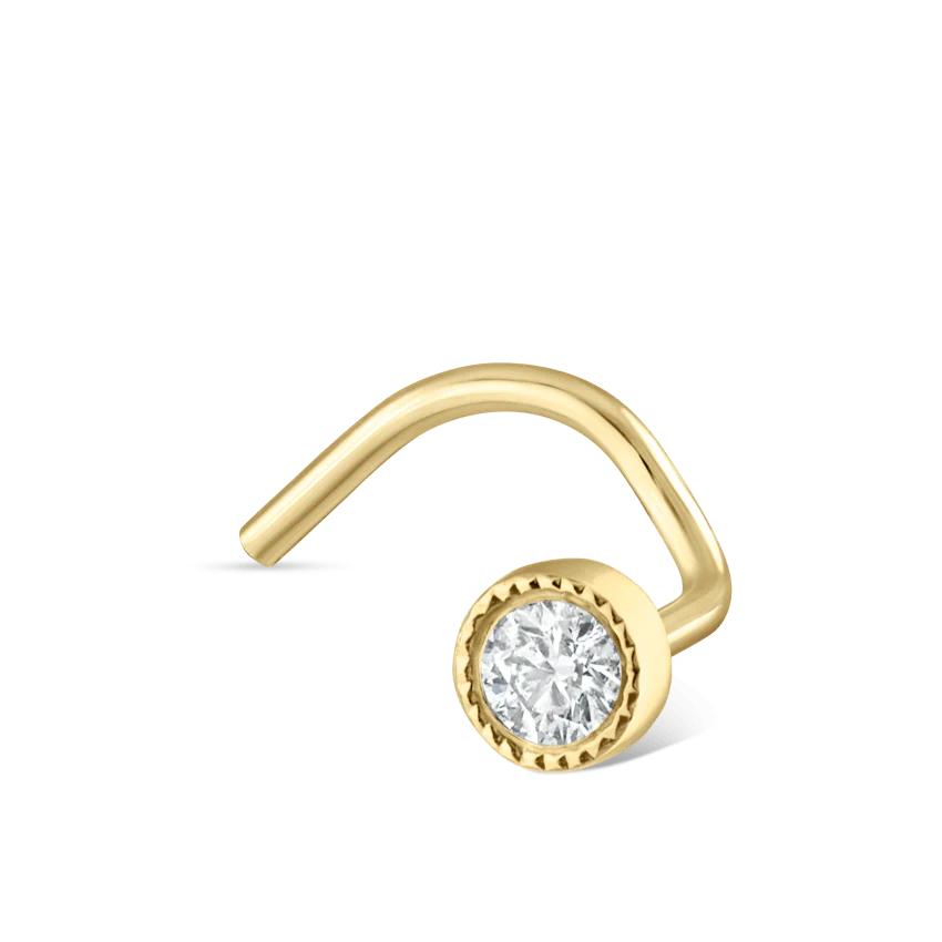 Diamond Scalloped Set Nostril Screw - Image 62