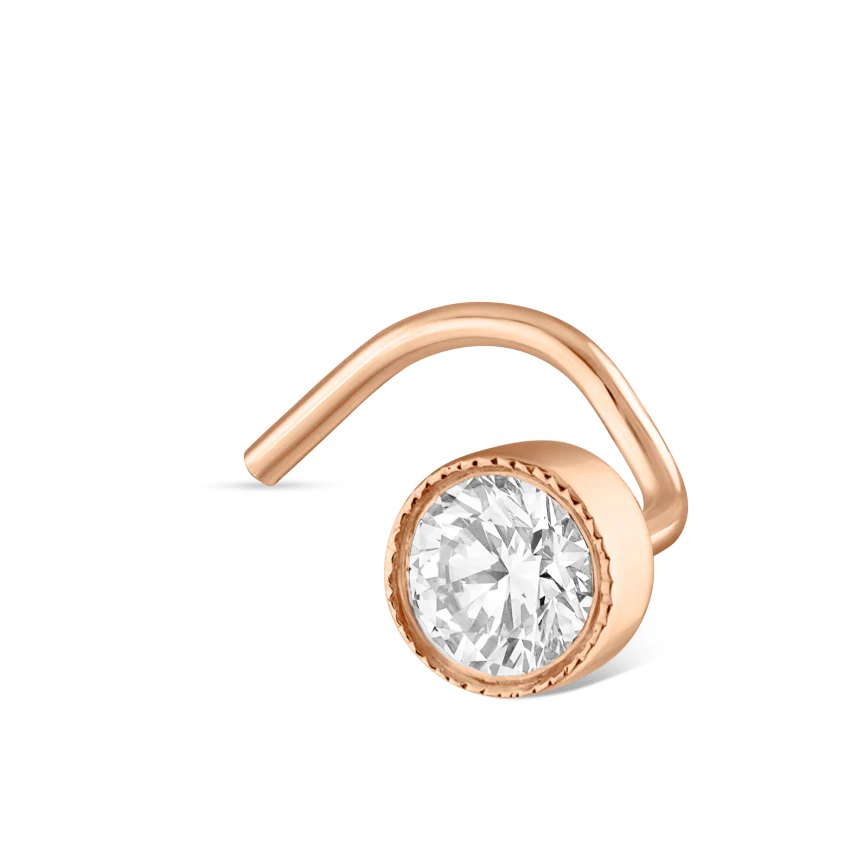 Diamond Scalloped Set Nostril Screw - Image 75