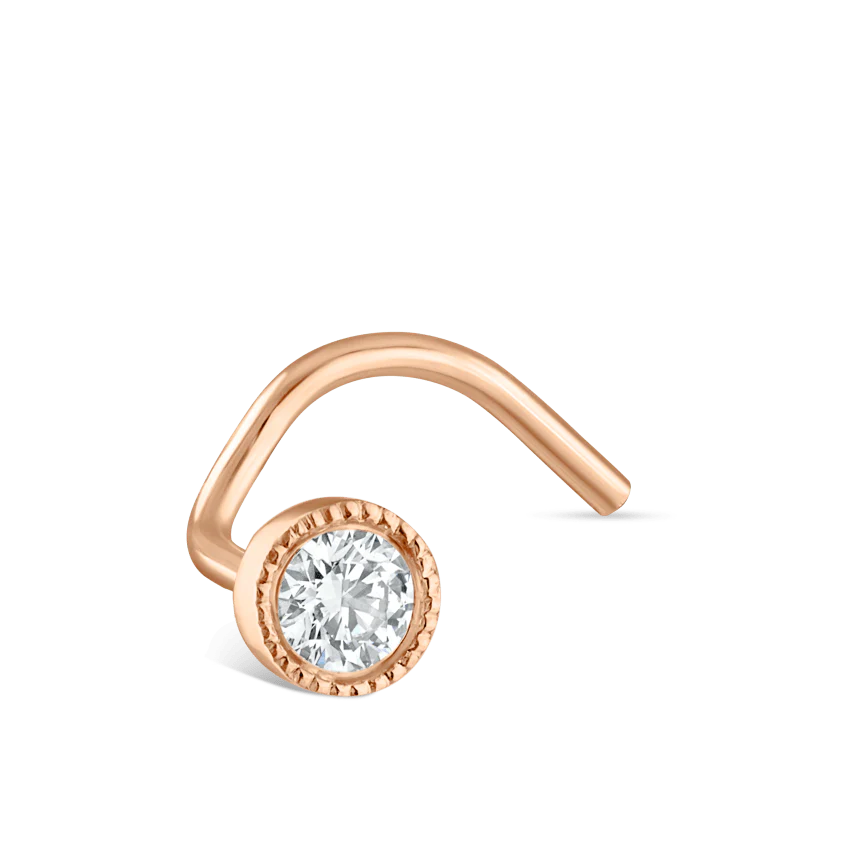 Diamond Scalloped Set Nostril Screw - Image 88