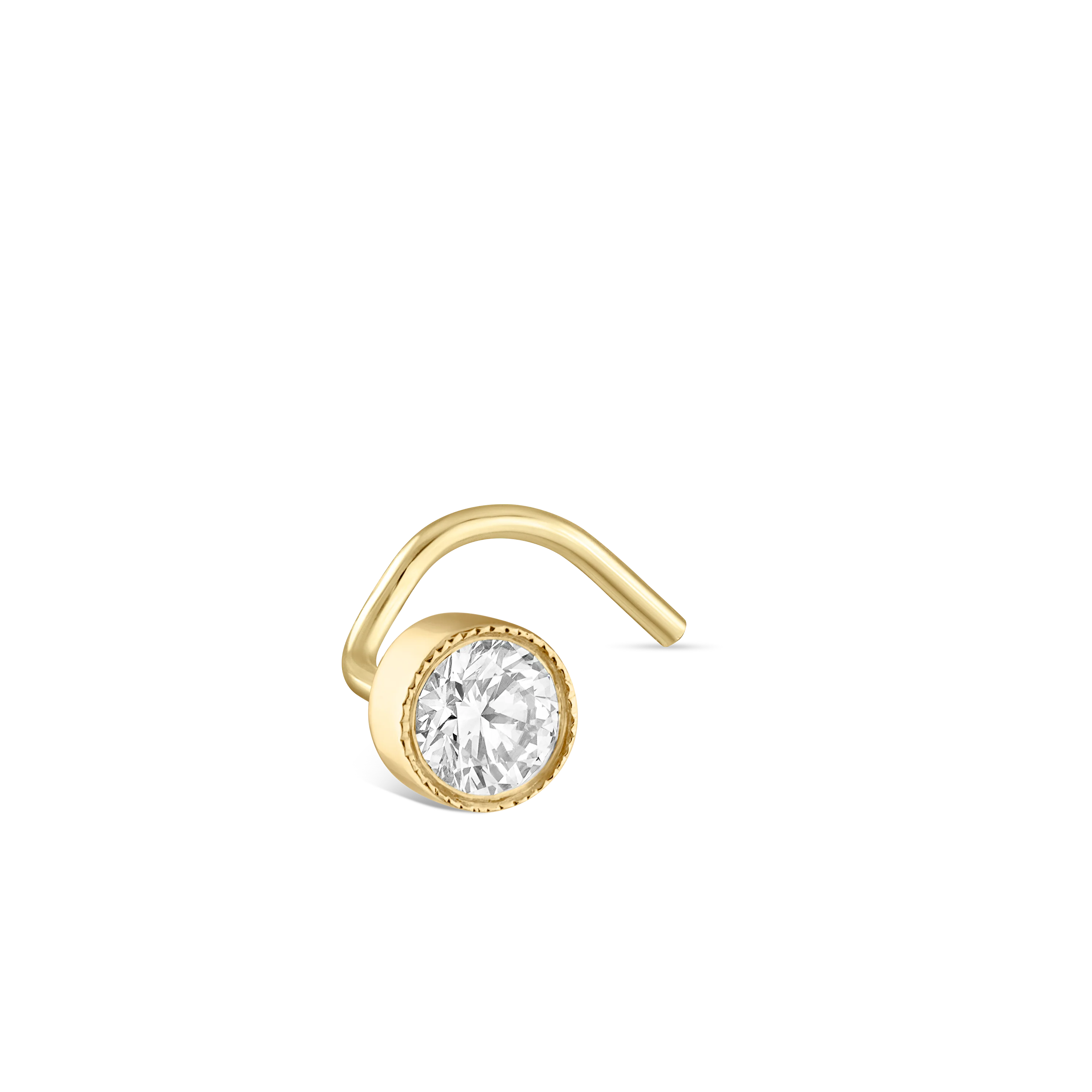 Diamond Scalloped Set Nostril Screw - Image 94