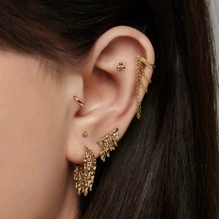 Tassel Bar Stud Earring - Image 24