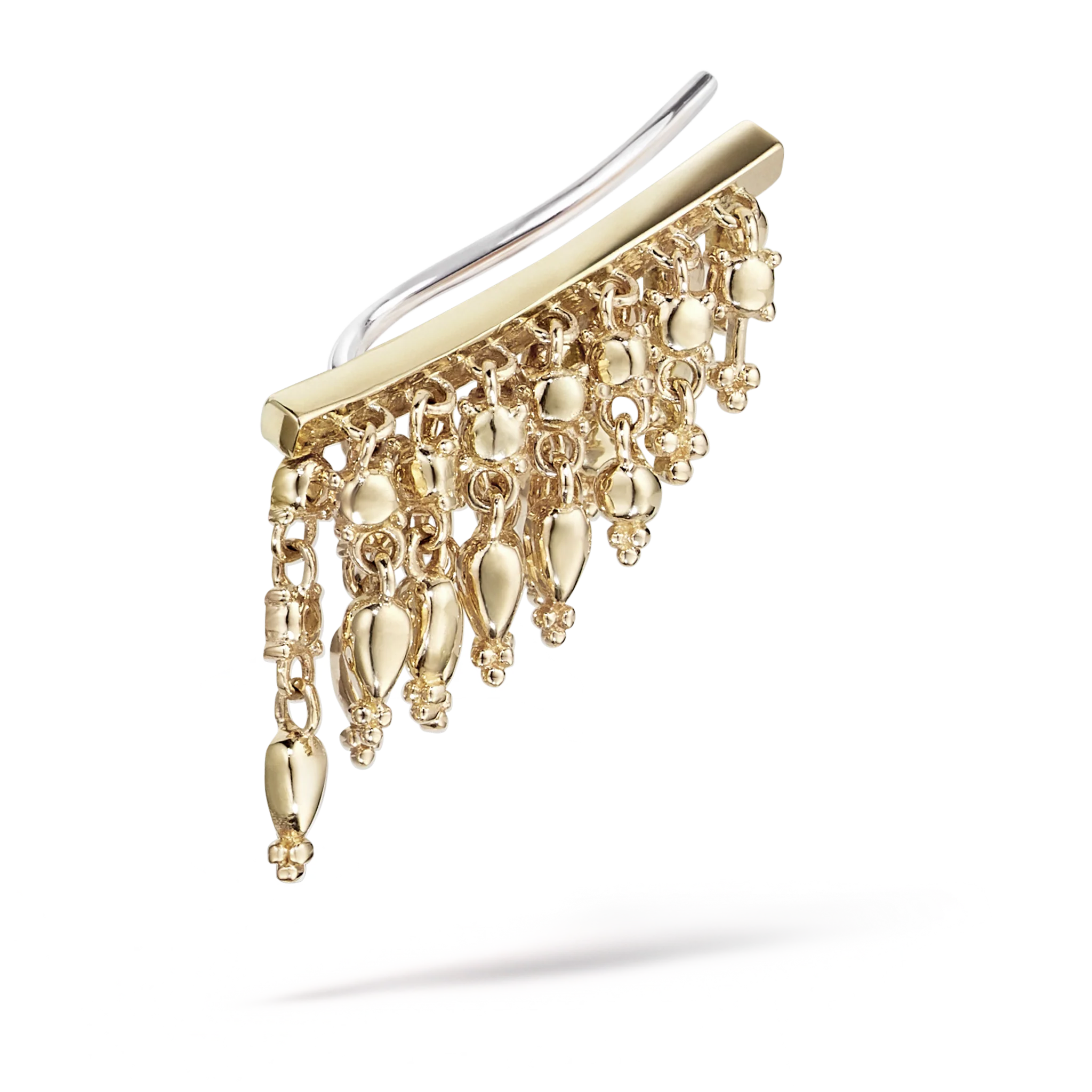 18mm Curved Tassel Bar Ear Climber - Image 24