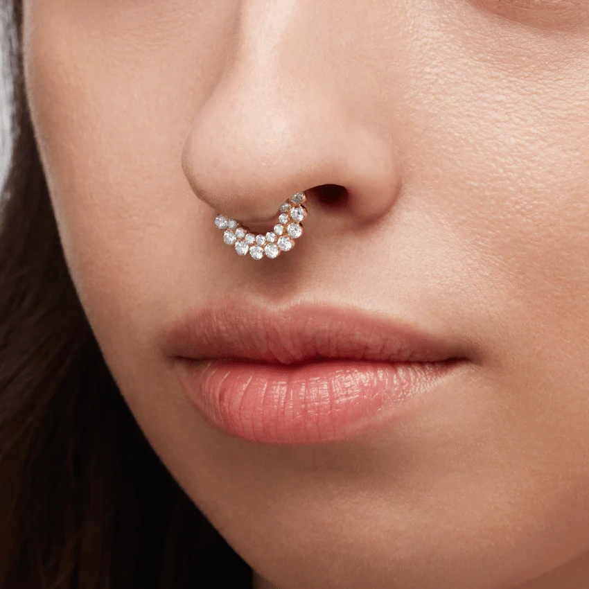 Invisible Diamond Apsara Hoop Earring - Image 6