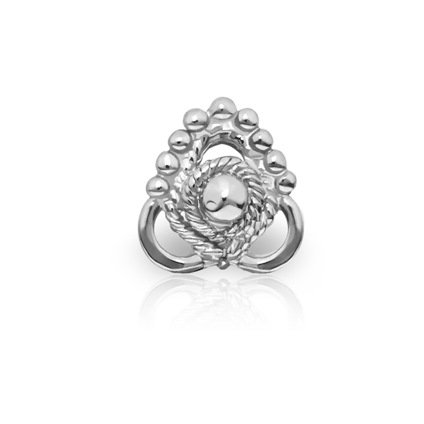 Ajna Threaded Stud Earring With Titanium Backing - Image 3