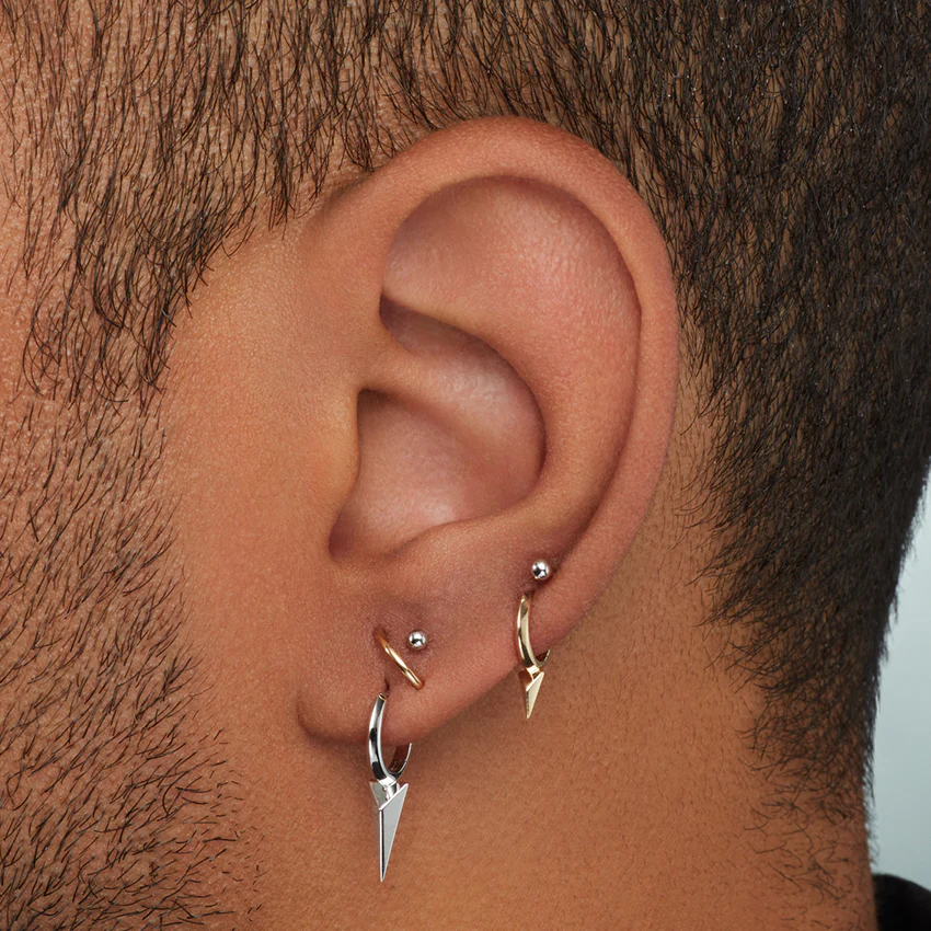 Ball Threaded Stud Earring - Image 11