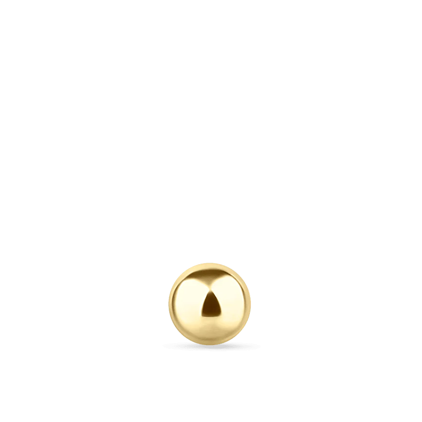 Ball Threaded Stud Earring With Titanium Backing - Image 41