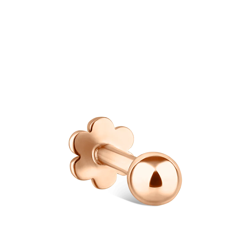 Ball Threaded Stud Earring With Titanium Backing - Image 51