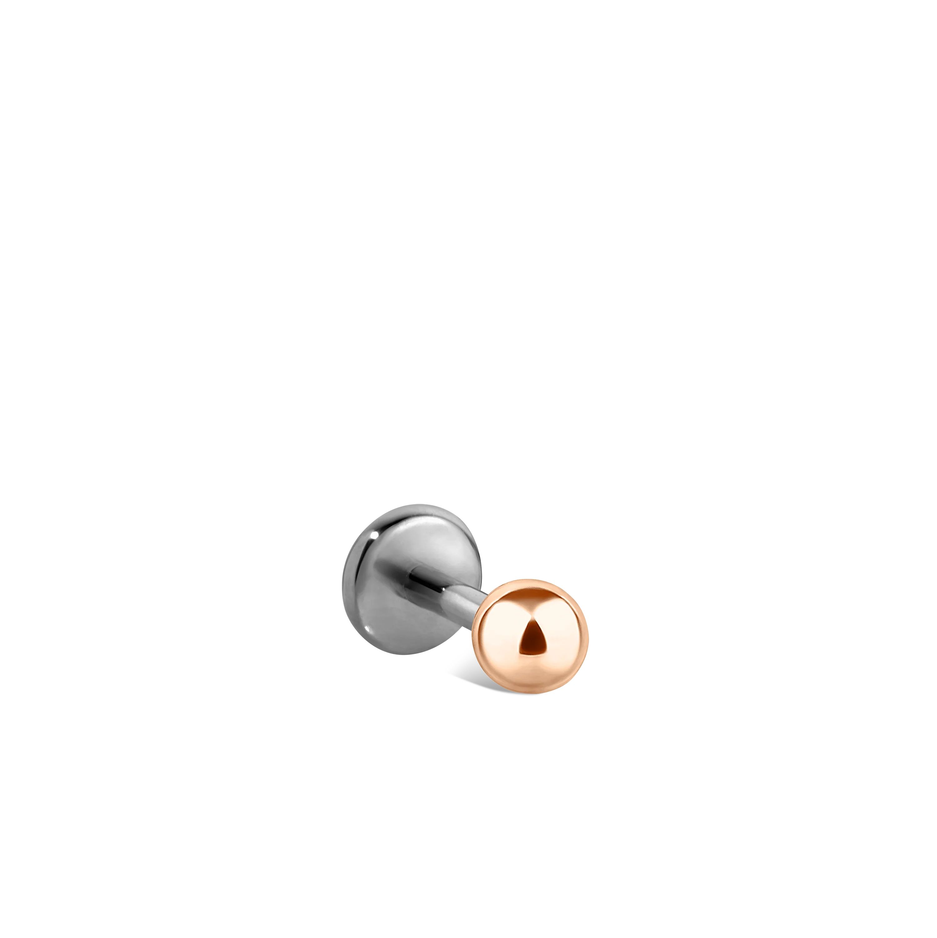 Ball Threaded Stud Earring With Titanium Backing - Image 65