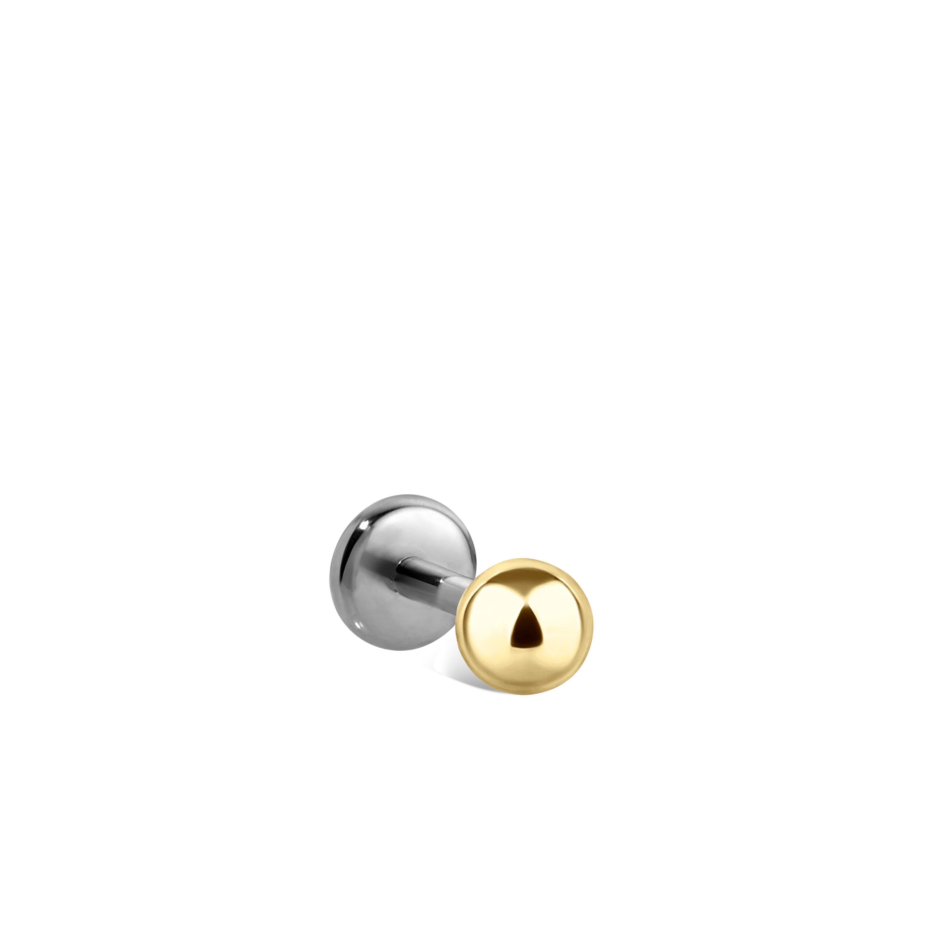 Ball Threaded Stud Earring With Titanium Backing - Image 70