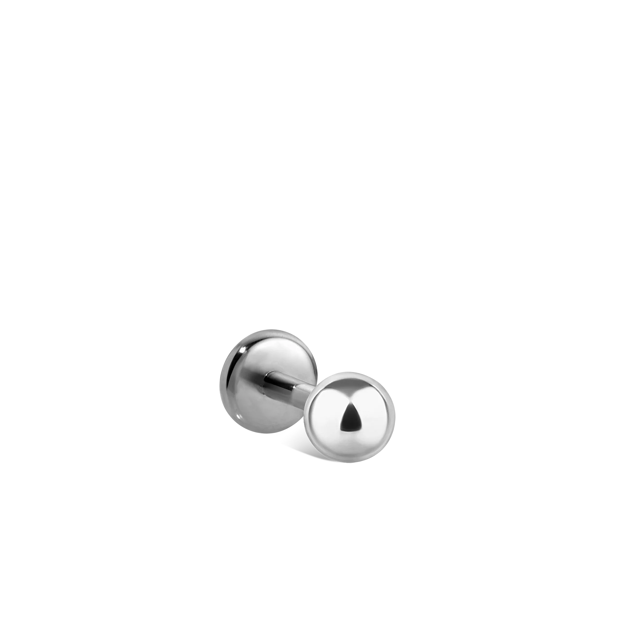 Ball Threaded Stud Earring With Titanium Backing - Image 71