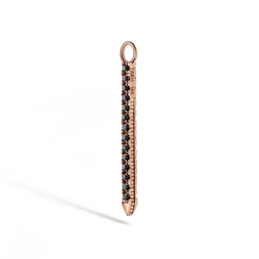 Black and White Diamond Eternity Bar Charm - Image 13