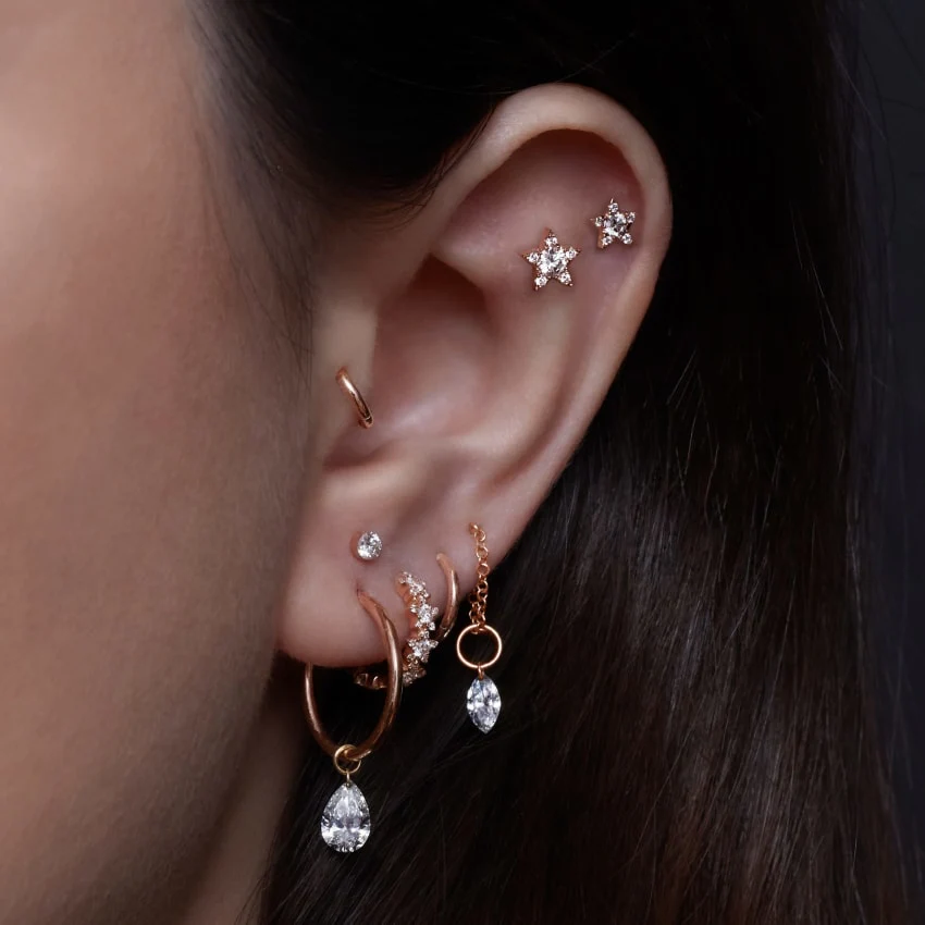 Chain Wrap Stud Earring - Image 29