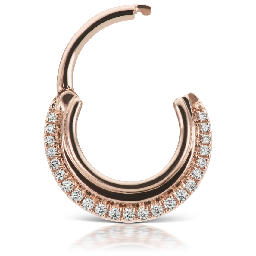 Cubic Zirconia Dhara Hoop Earring - Image 12