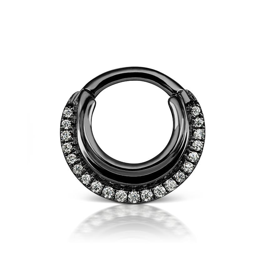 Cubic Zirconia Dhara Hoop Earring - Image 13