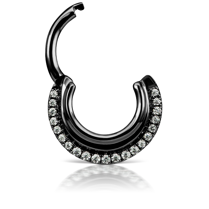 Cubic Zirconia Dhara Hoop Earring - Image 14