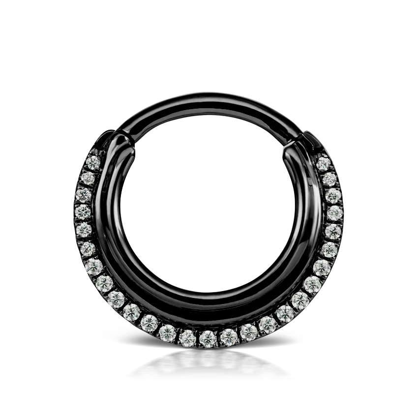 Cubic Zirconia Dhara Hoop Earring - Image 18