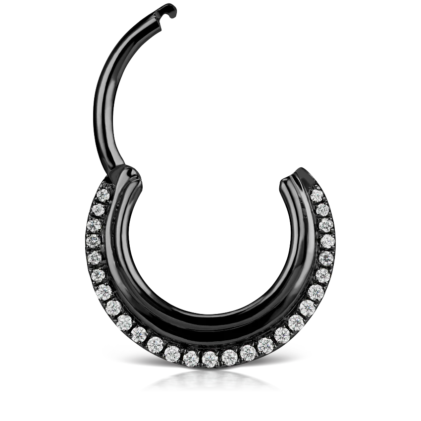 Cubic Zirconia Dhara Hoop Earring - Image 19