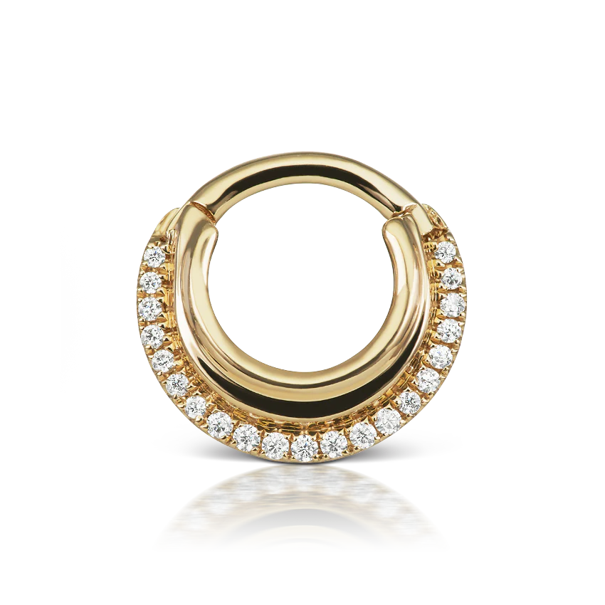Cubic Zirconia Dhara Hoop Earring - Image 6