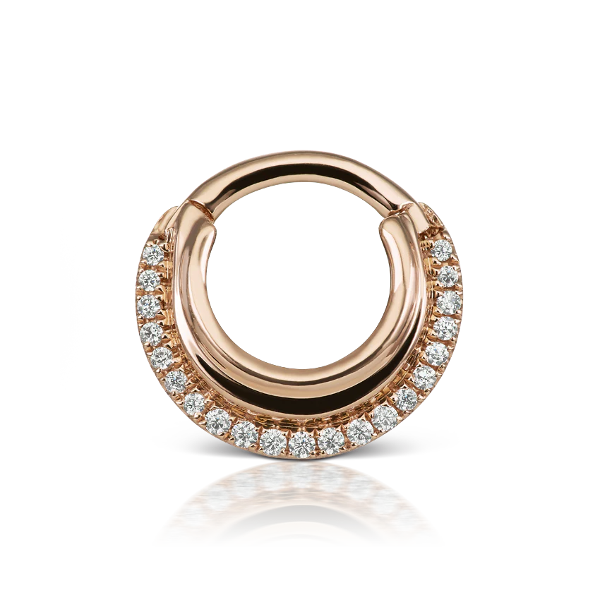 Cubic Zirconia Dhara Hoop Earring - Image 8
