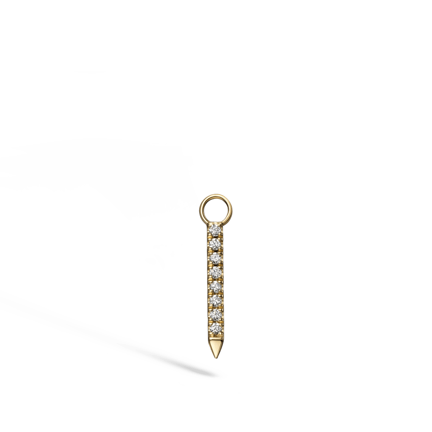 Diamond and Emerald Eternity Bar Charm - Image 25