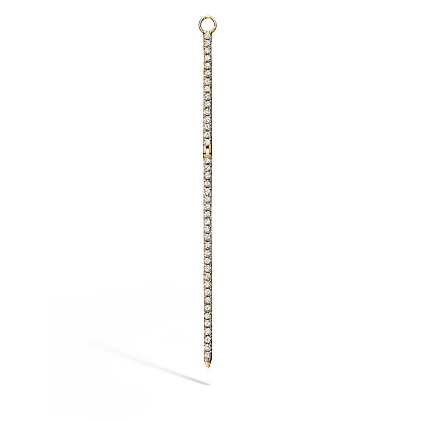 Diamond and Emerald Eternity Bar Charm - Image 34