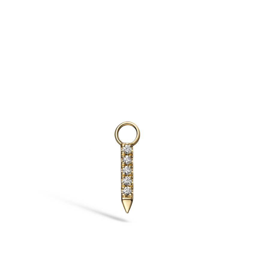 Diamond and Emerald Eternity Bar Charm - Image 38