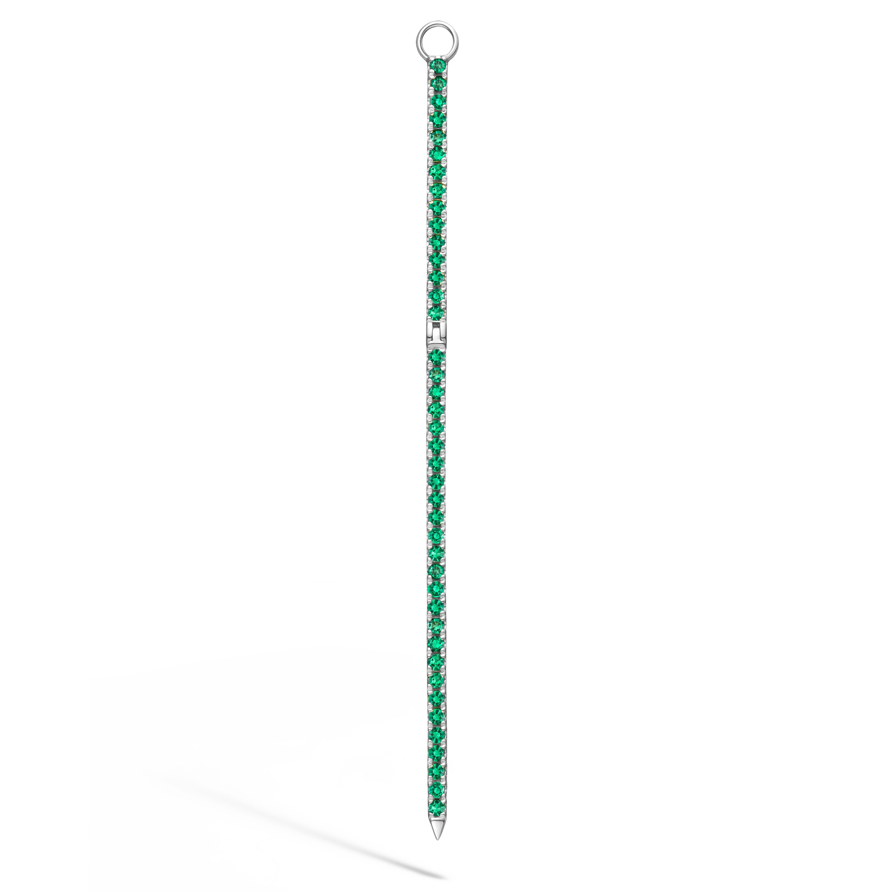 Diamond and Emerald Eternity Bar Charm - Image 44