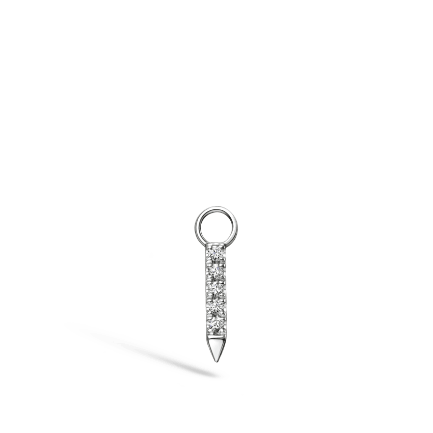 Diamond and Sapphire Eternity Bar Charm - Image 2