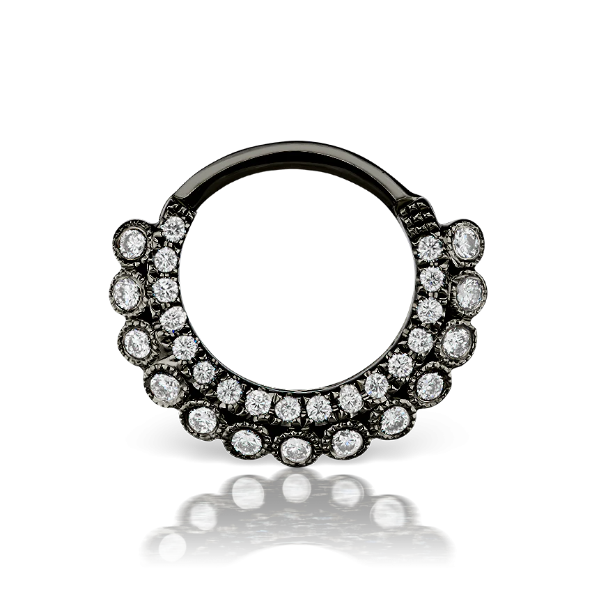 Diamond Apsara Hoop Earring - Image 18