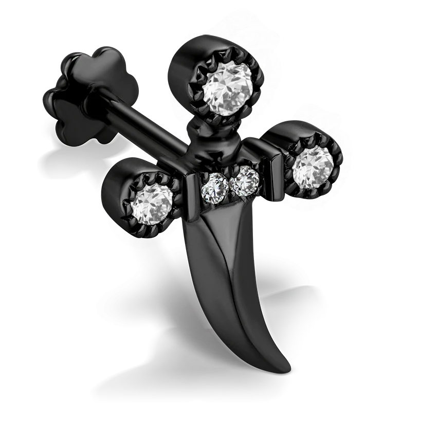 Diamond Dagger Threaded Stud With Titanium Backing - Image 17