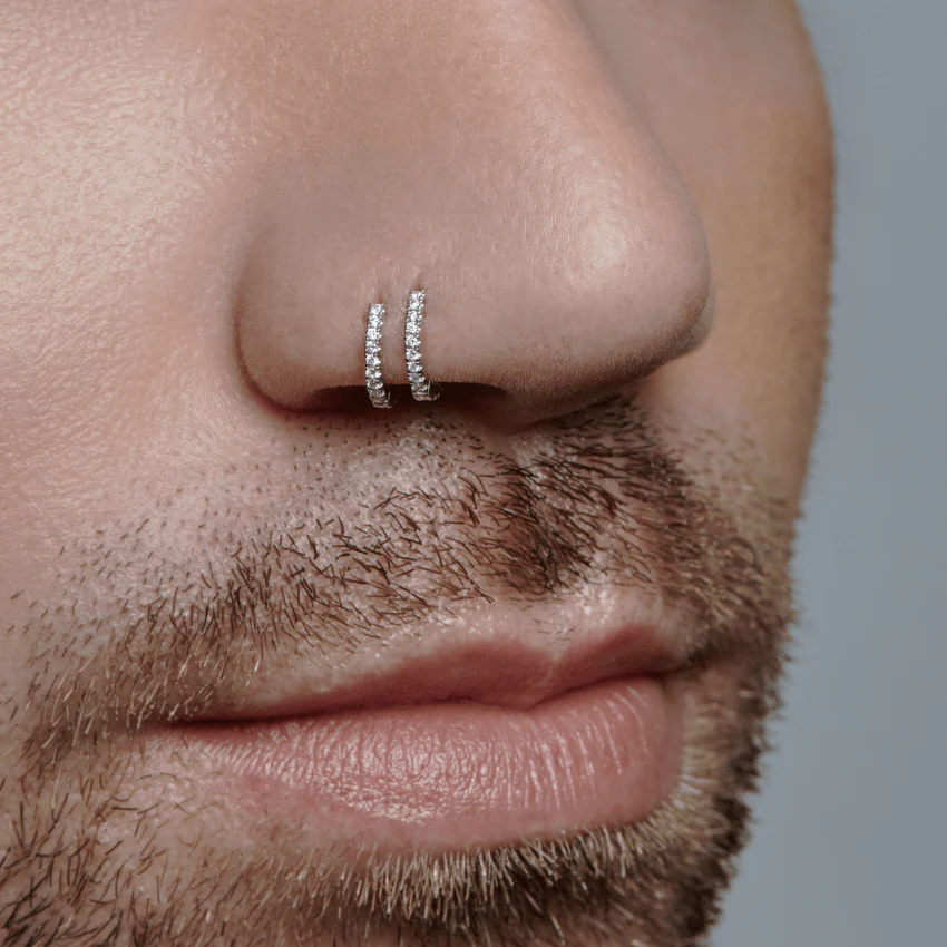 Diamond Eternity Hoop Earring - Image 30