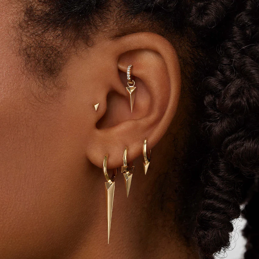 Diamond Eternity Hoop Earring - Image 78
