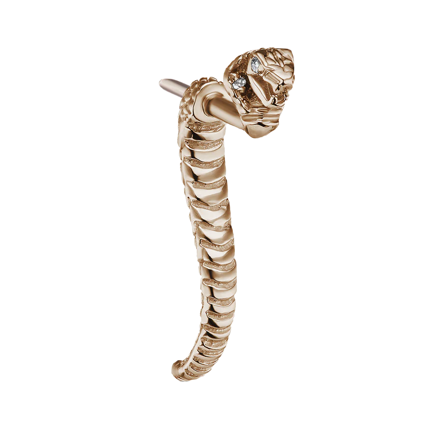 Diamond Eyes Diamond Hood Cobra Talon Traditional Earstud - Image 6