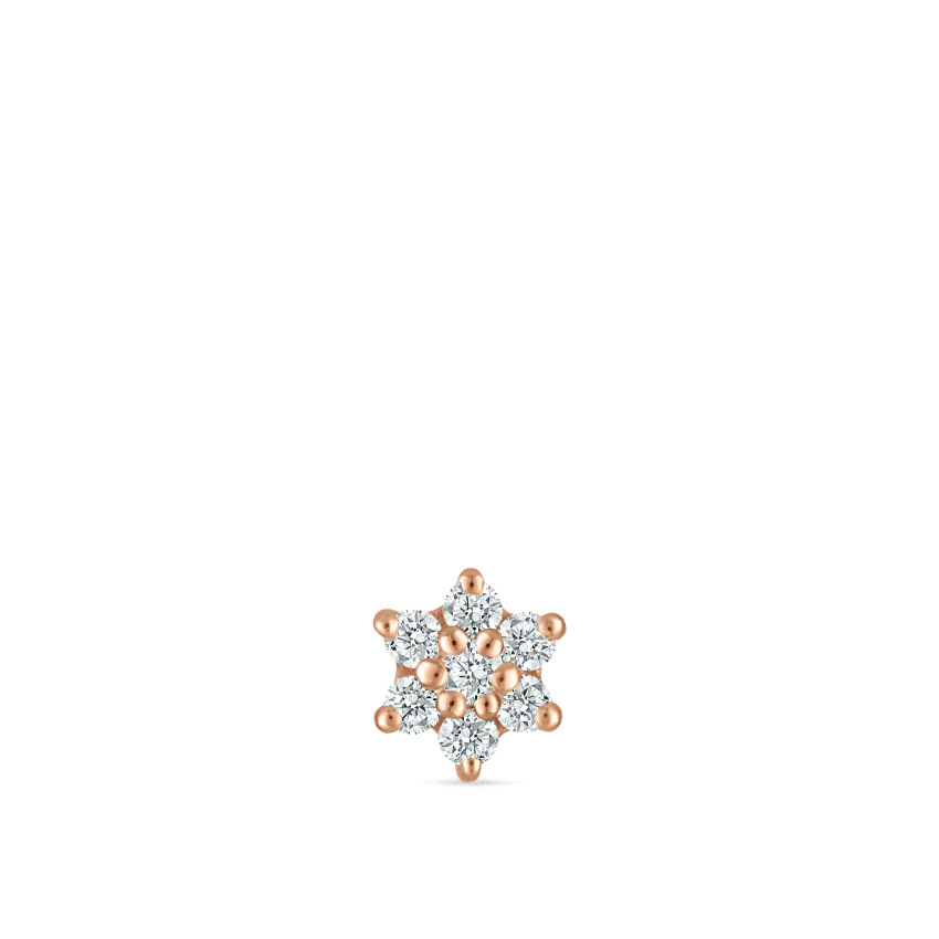 Diamond Flower Stud Earring - Image 27